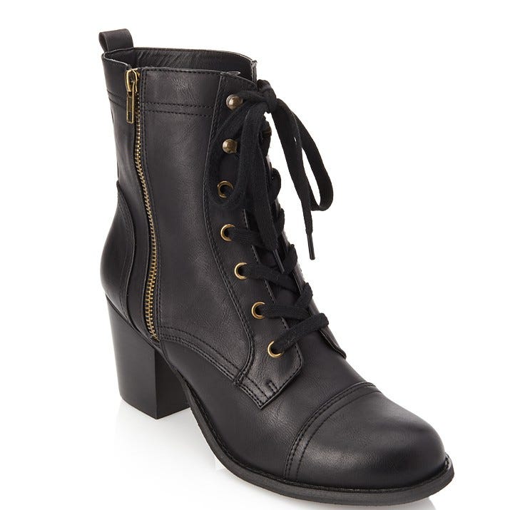 forever 21 lace up combat boots